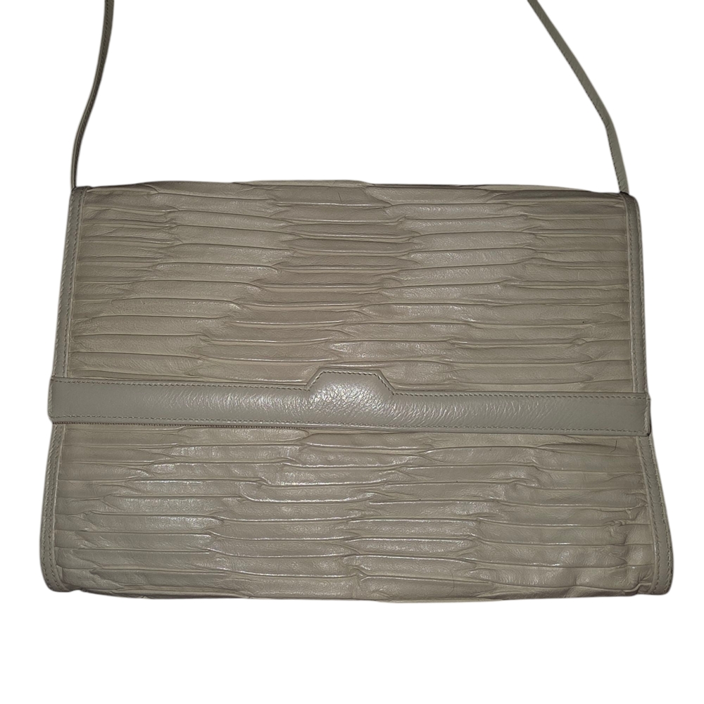VTG Venetto Cream Leather Women's Bag